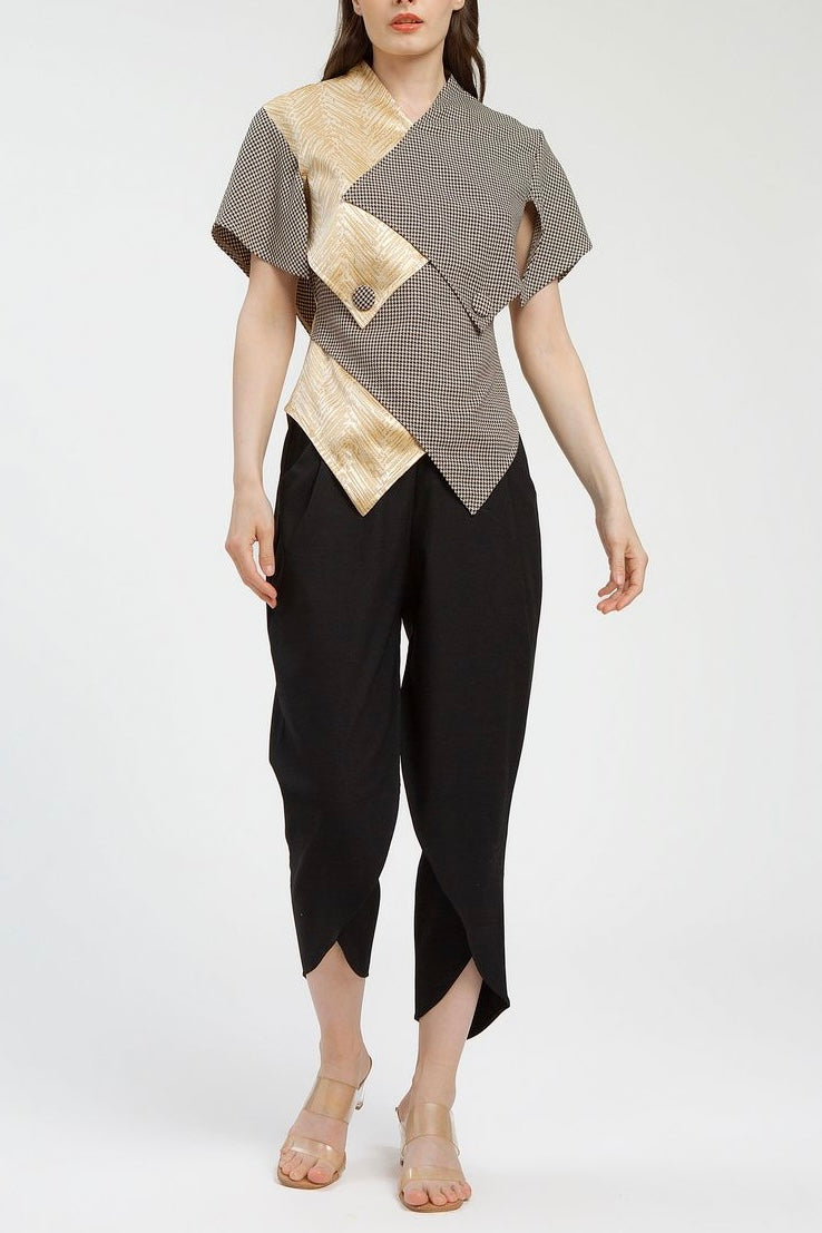 Bloom et Champs Kancing Silang Emas