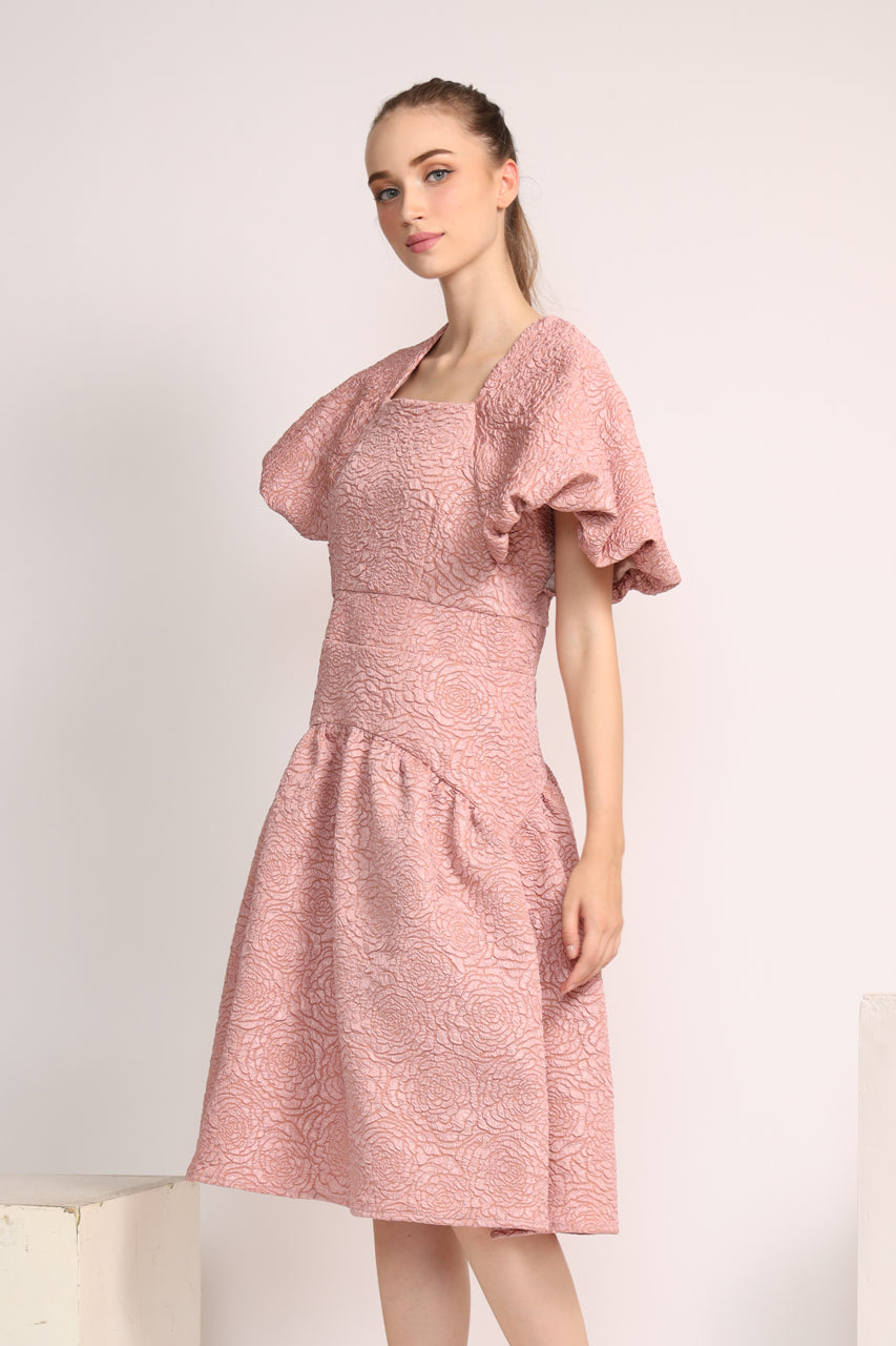 Bloom et Champs Dress Embossed Floral
