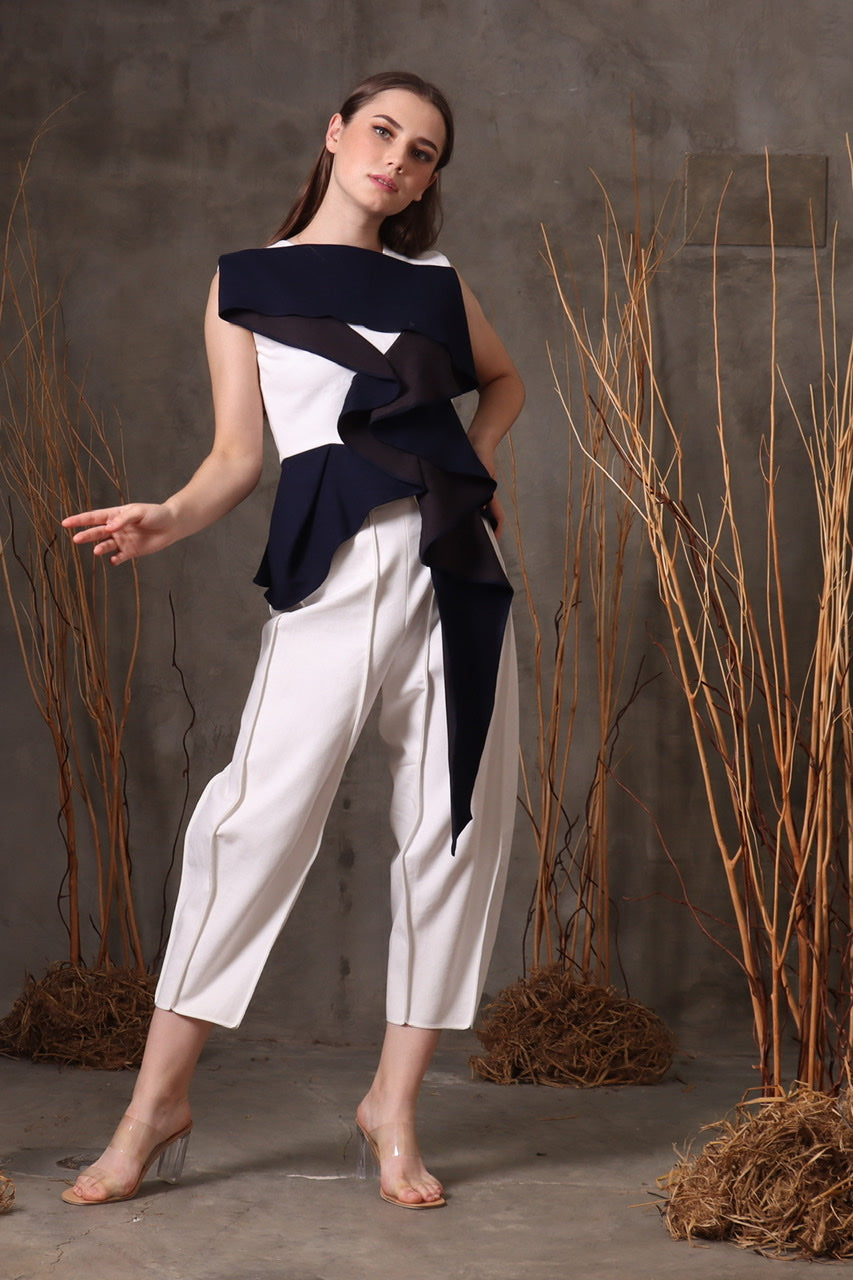 Bloom et Champs Top Menjuntai Dark Navy