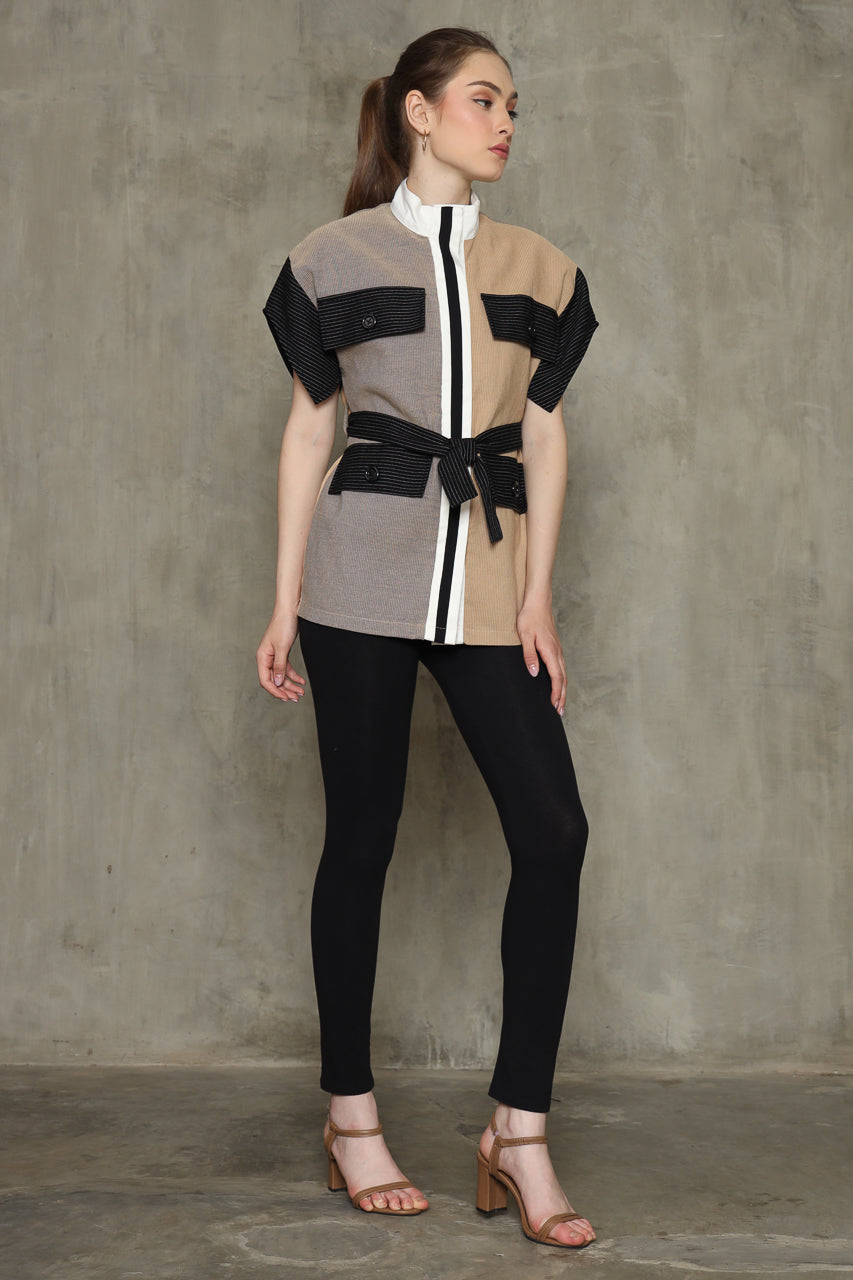 Bloom et Champs Kemeja Color Block