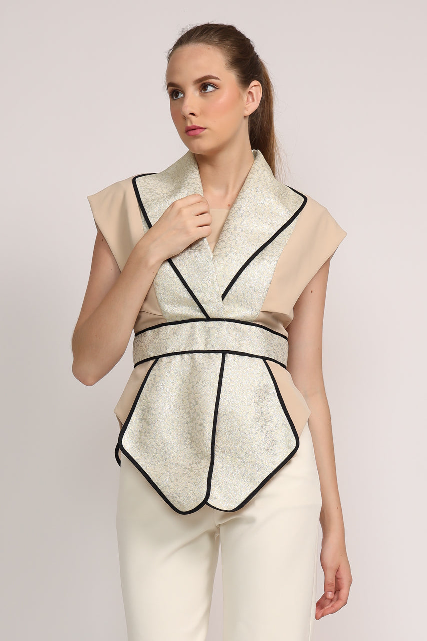 Bloom et Champs Blazer Kipas Beige