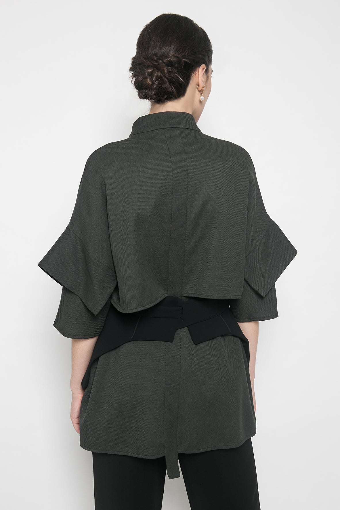 Top Kemeja Obi Olive