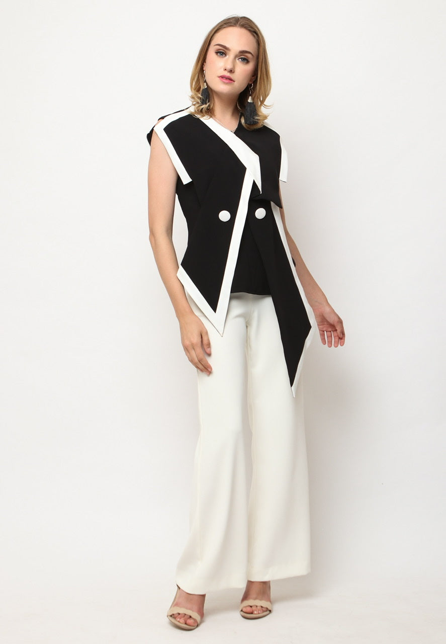 Top Tuxedo Hitam