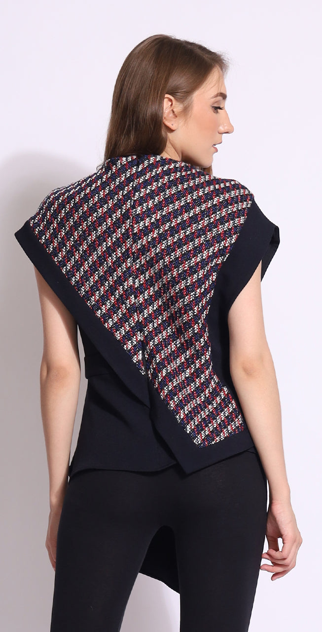 Bloom et Champs Navy Tweed