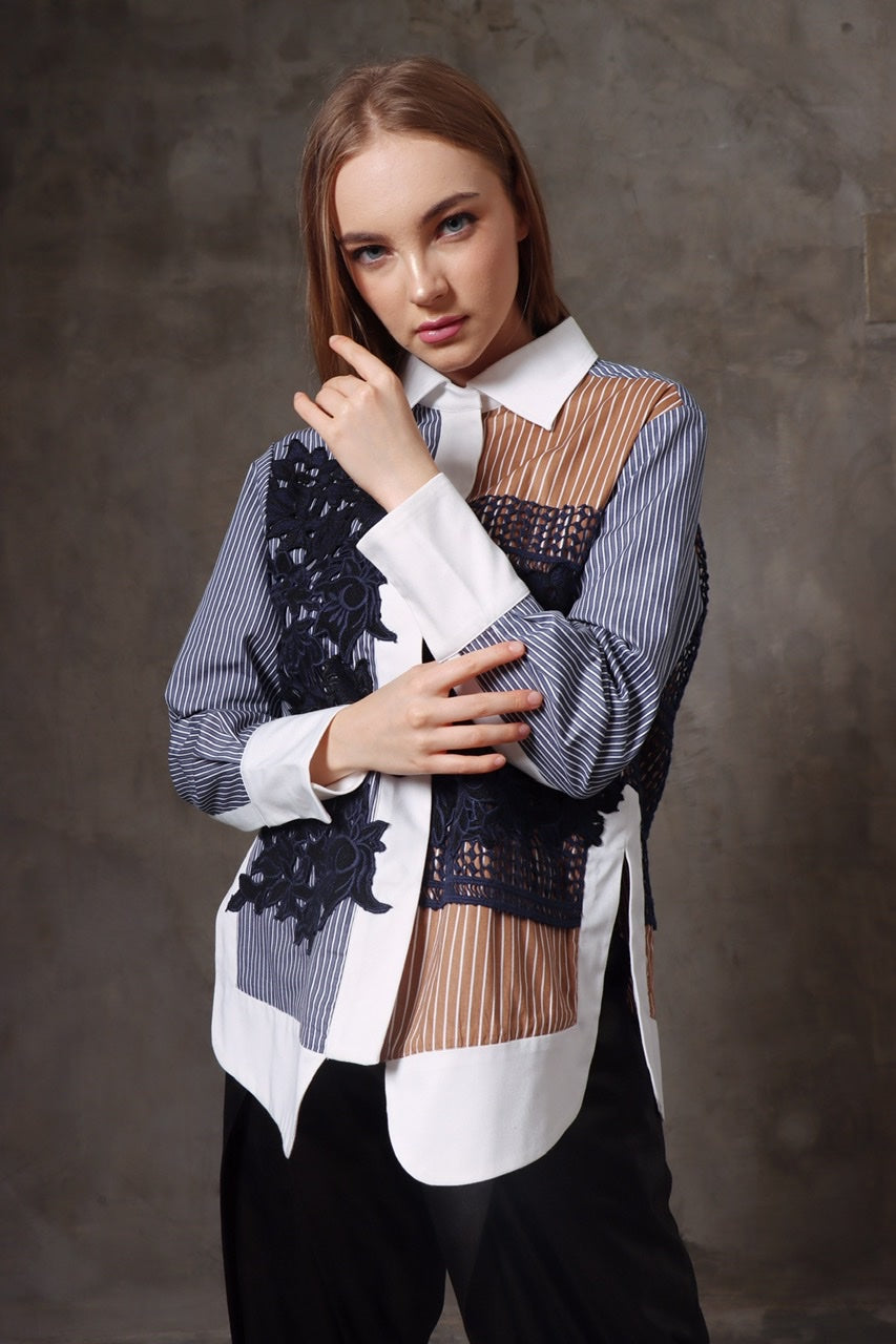 Bloom Kemeja Brukat All Lace
