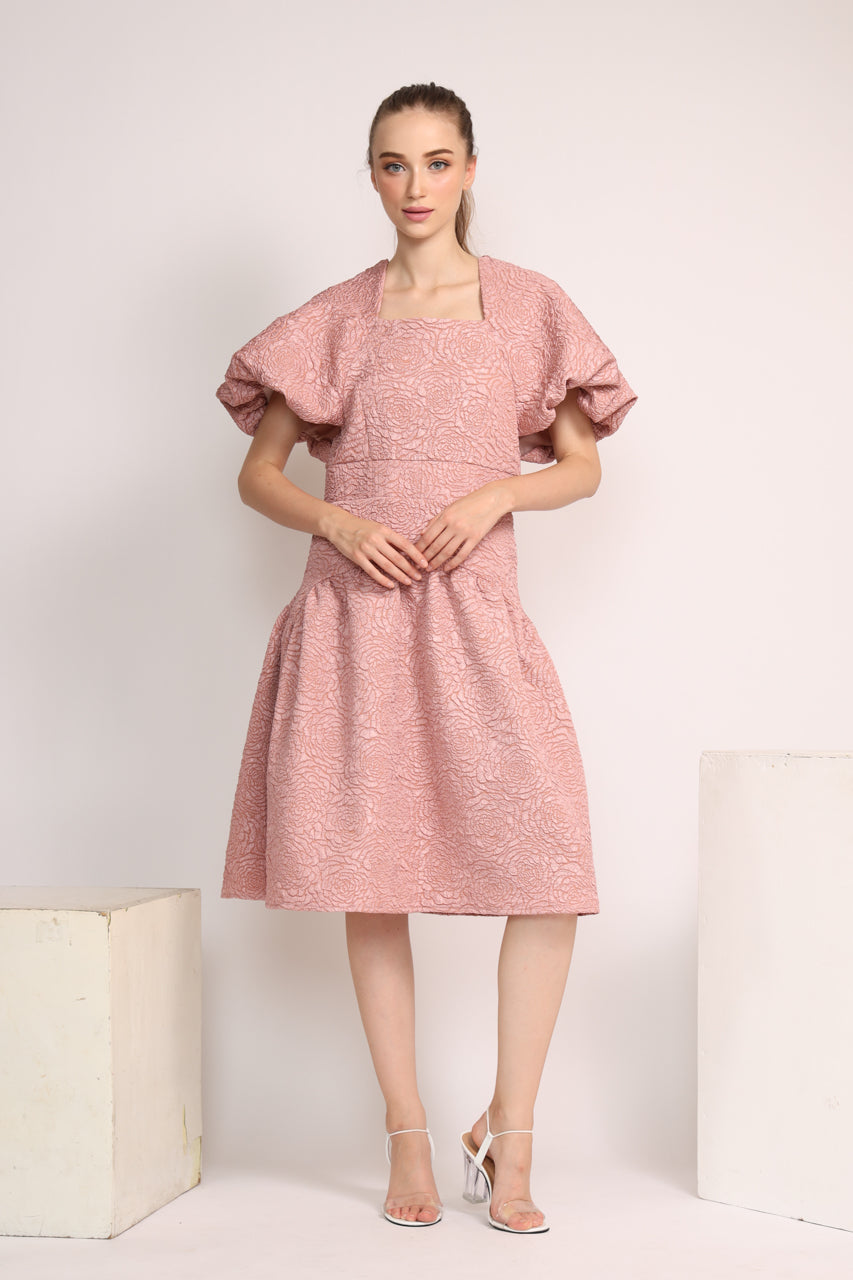 Bloom et Champs Dress Embossed Floral