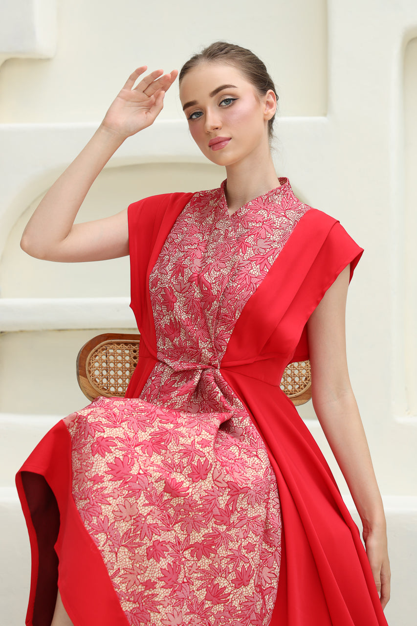 Bloom et Champs Dress Merah Emas