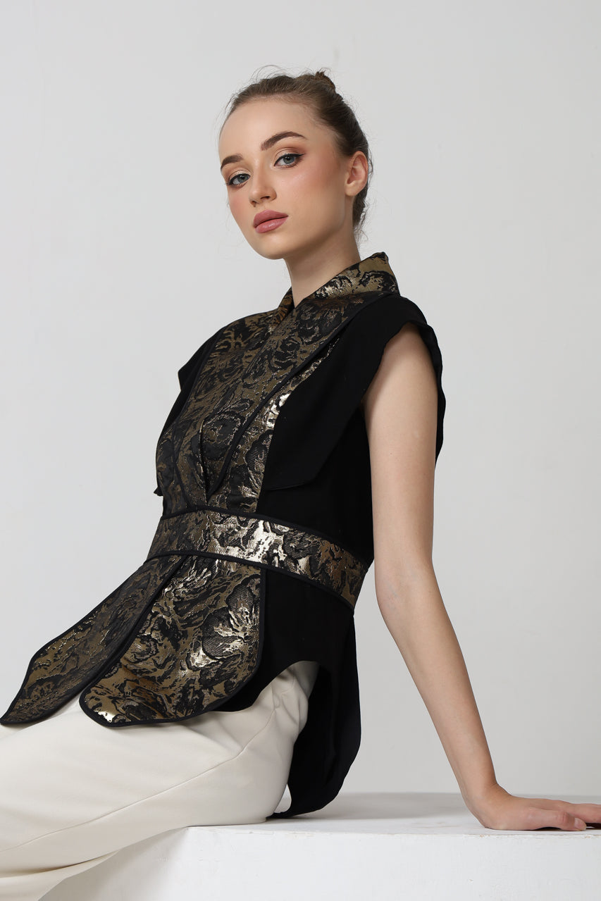 Bloom et Champs Blazer Kipas Gold