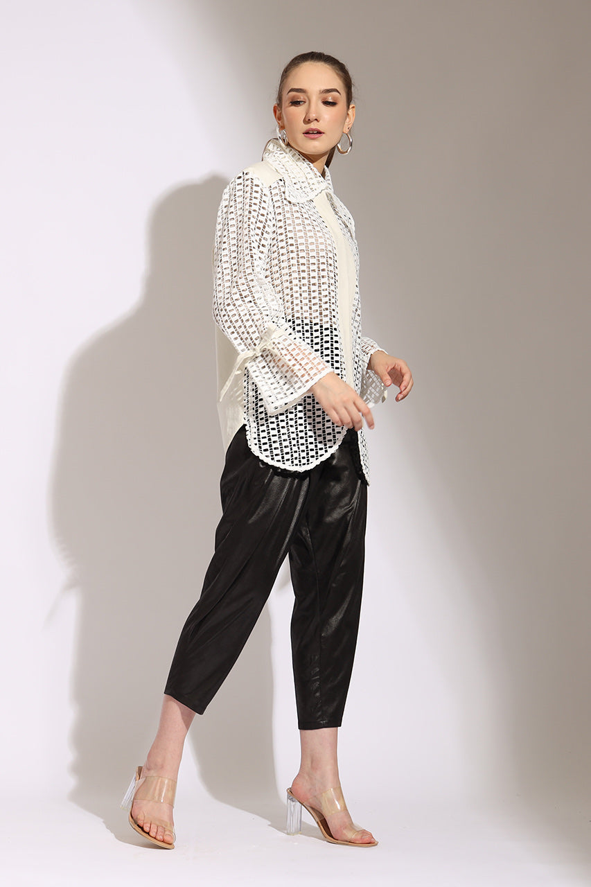 Bloom et Champs Kemeja Brukat Kotak