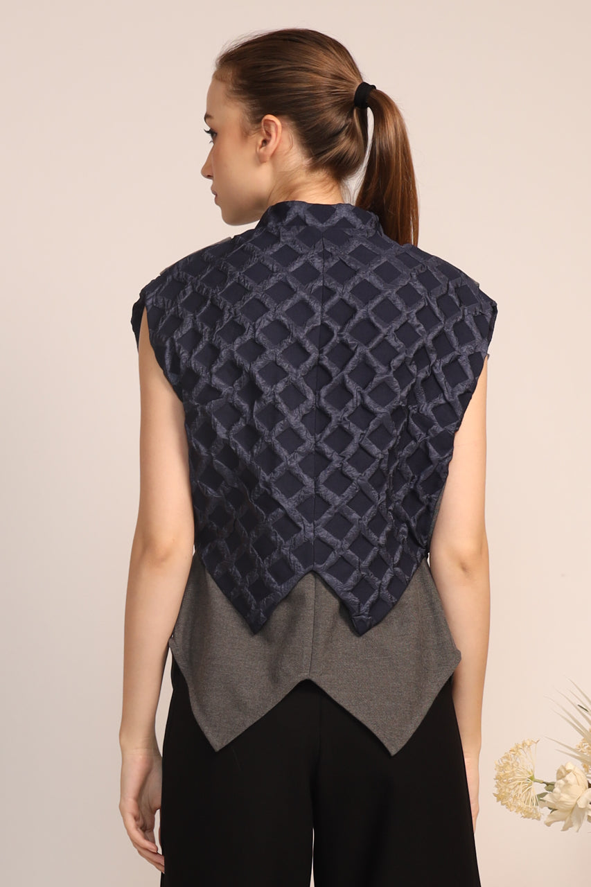 Bloom et Champs Navy Embossed