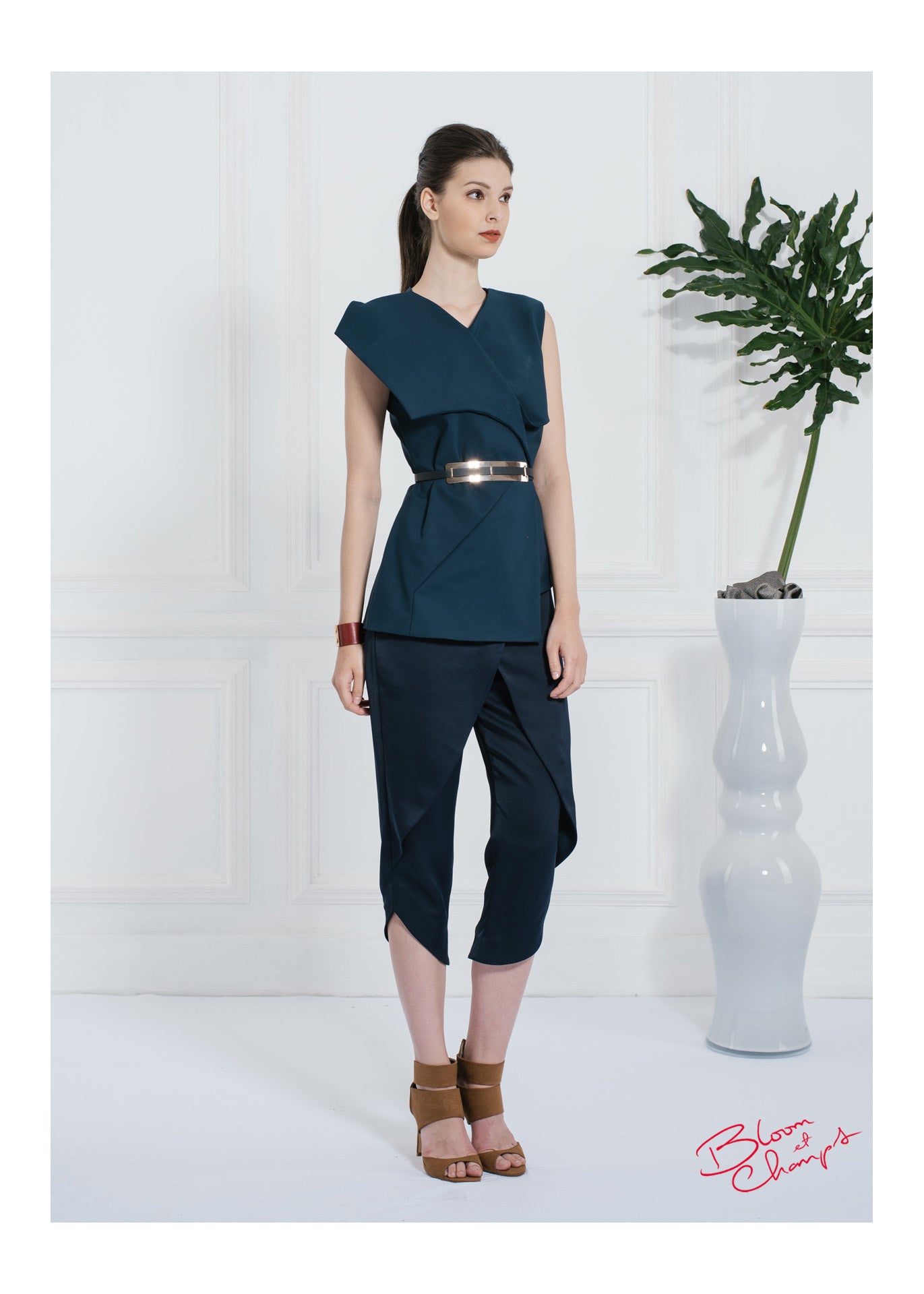 Navy Kaku Top