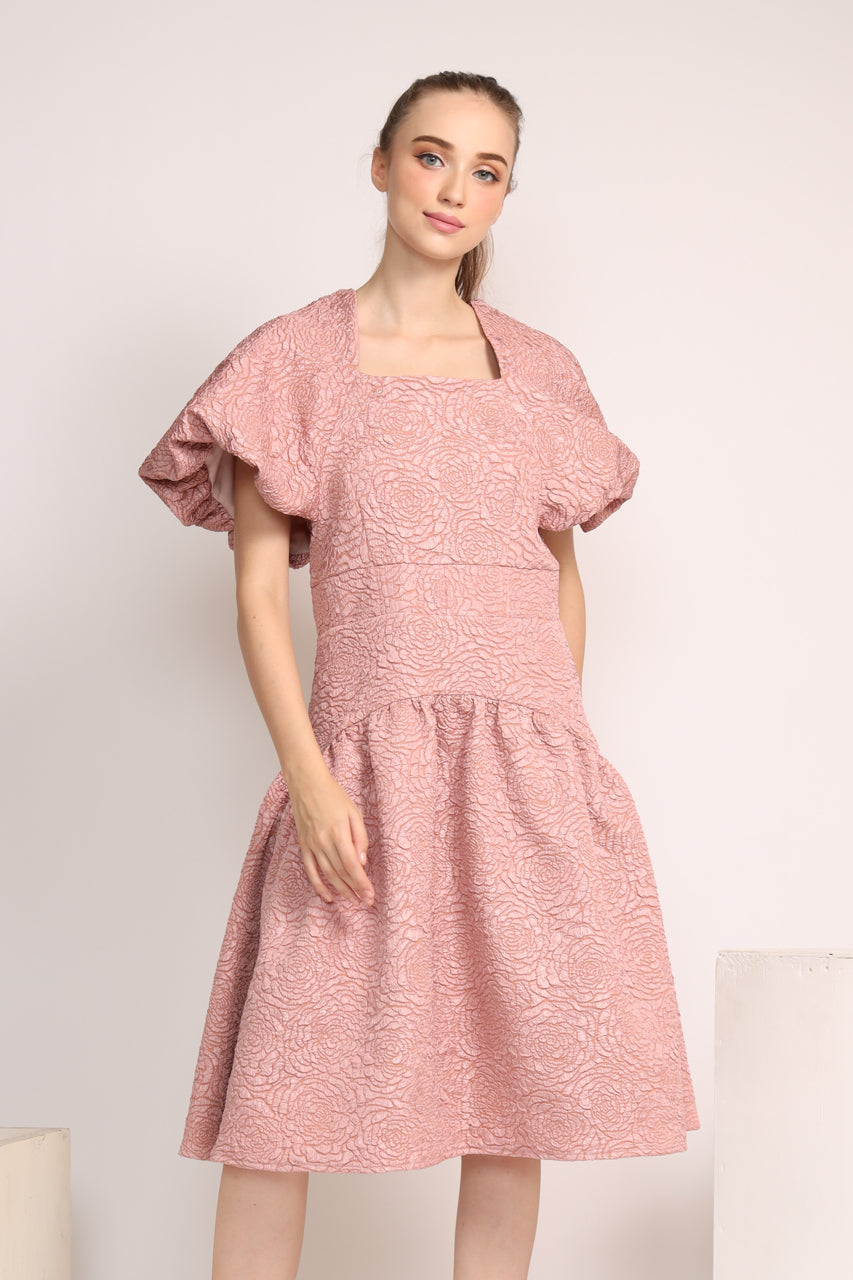 Bloom et Champs Dress Embossed Floral