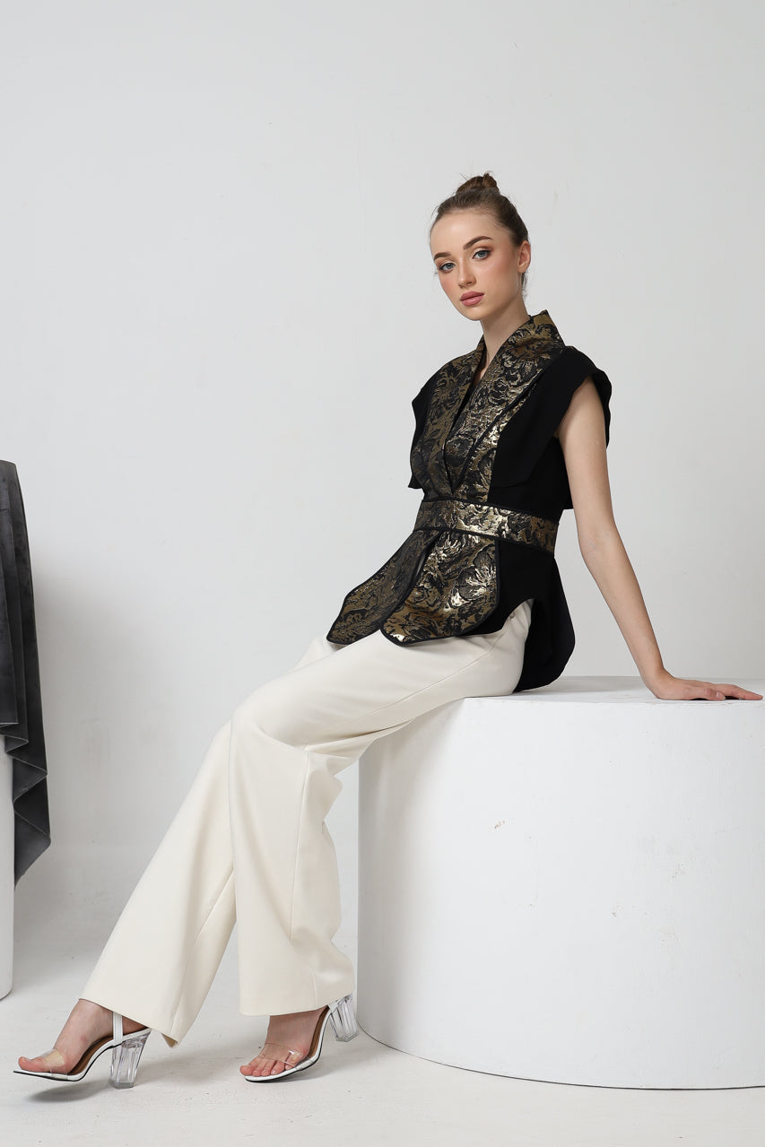 Bloom et Champs Blazer Kipas Gold