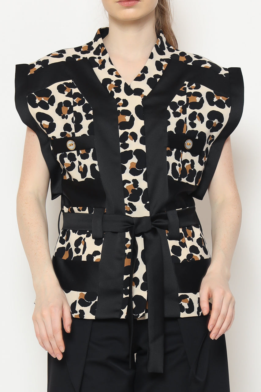 Bloom et Champs Leopard Print Top