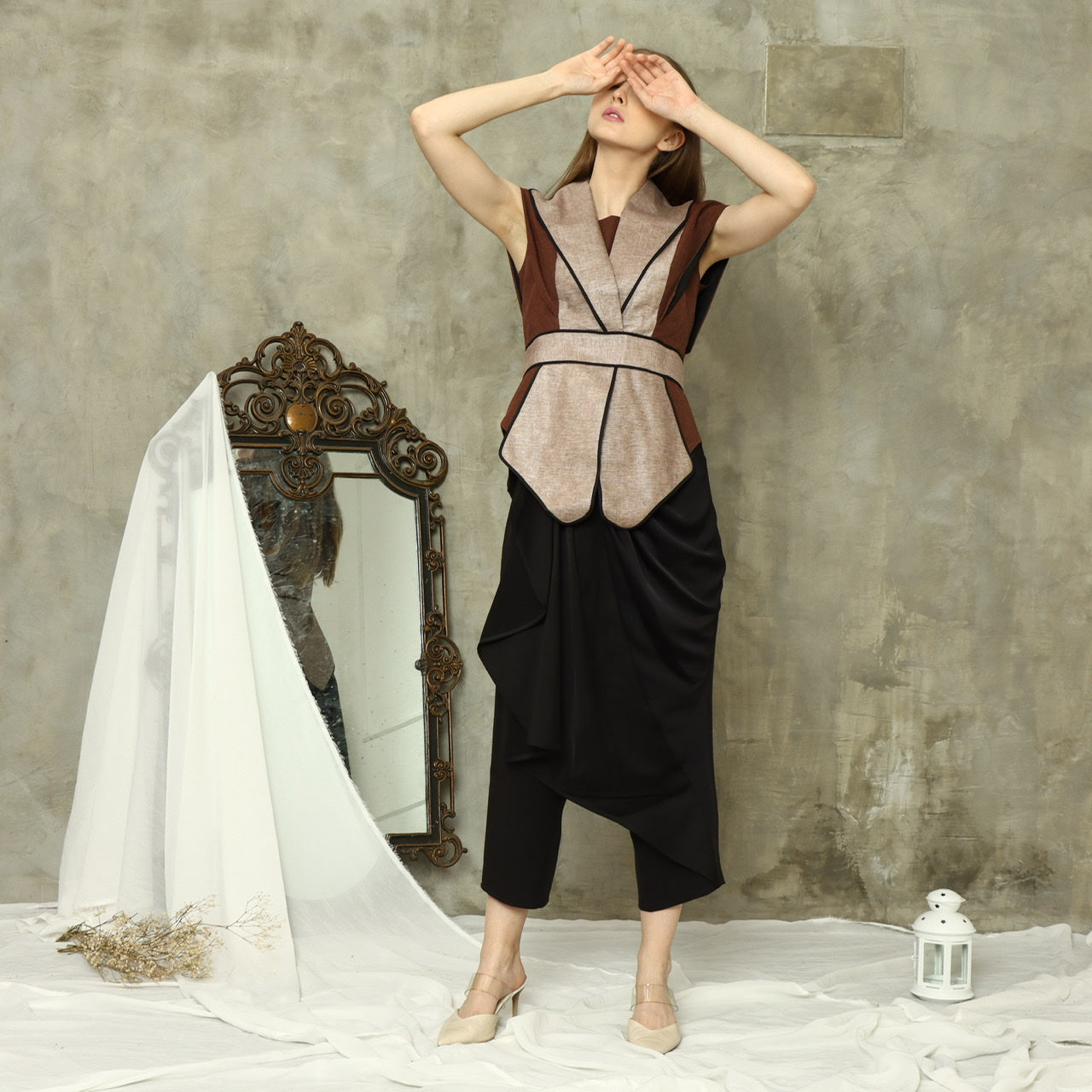 Blazer Kipas Terracotta