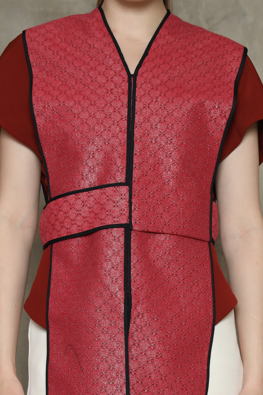 Bloom et Champs Salem List Top in Red