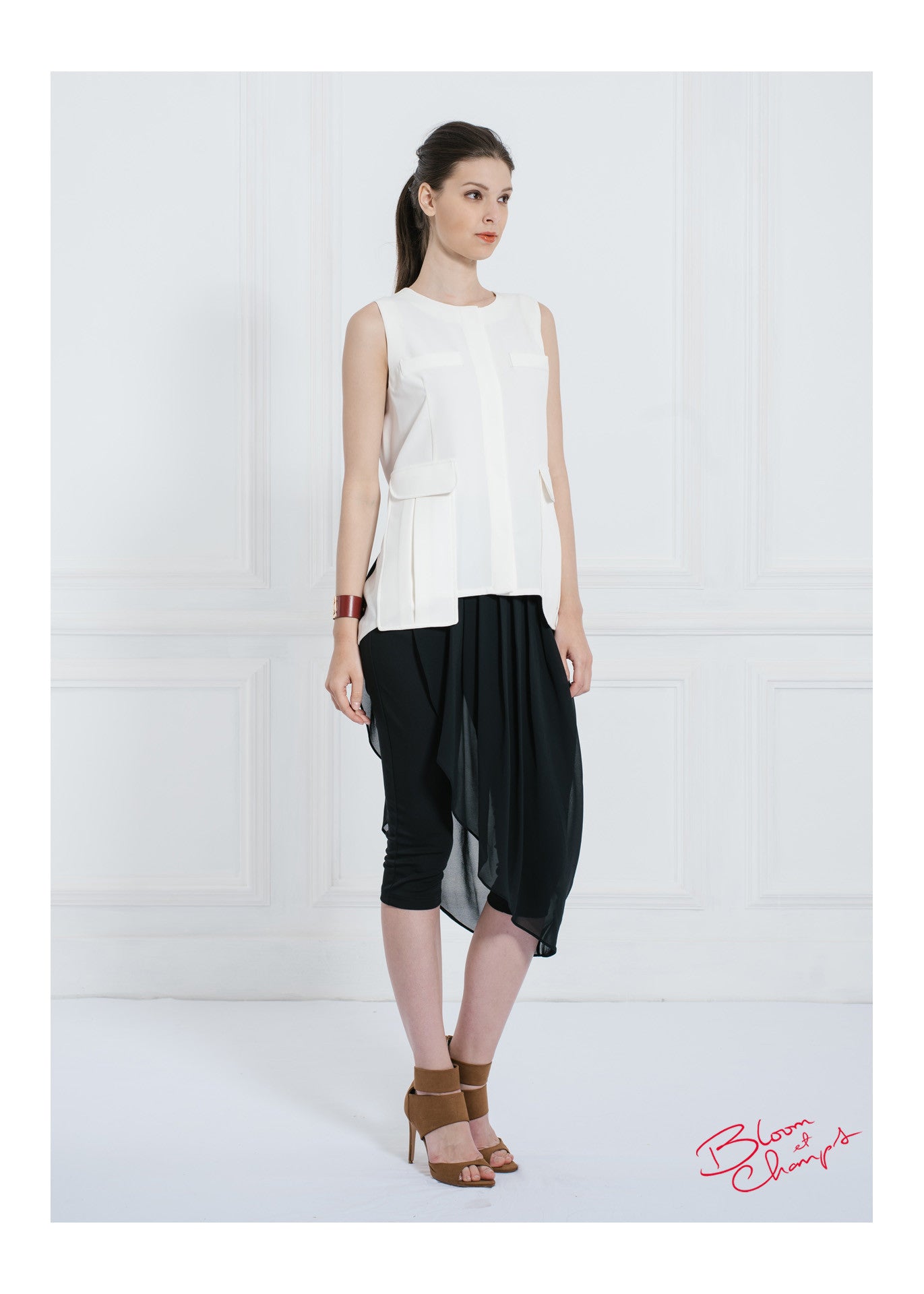 Pocket Pleats Top