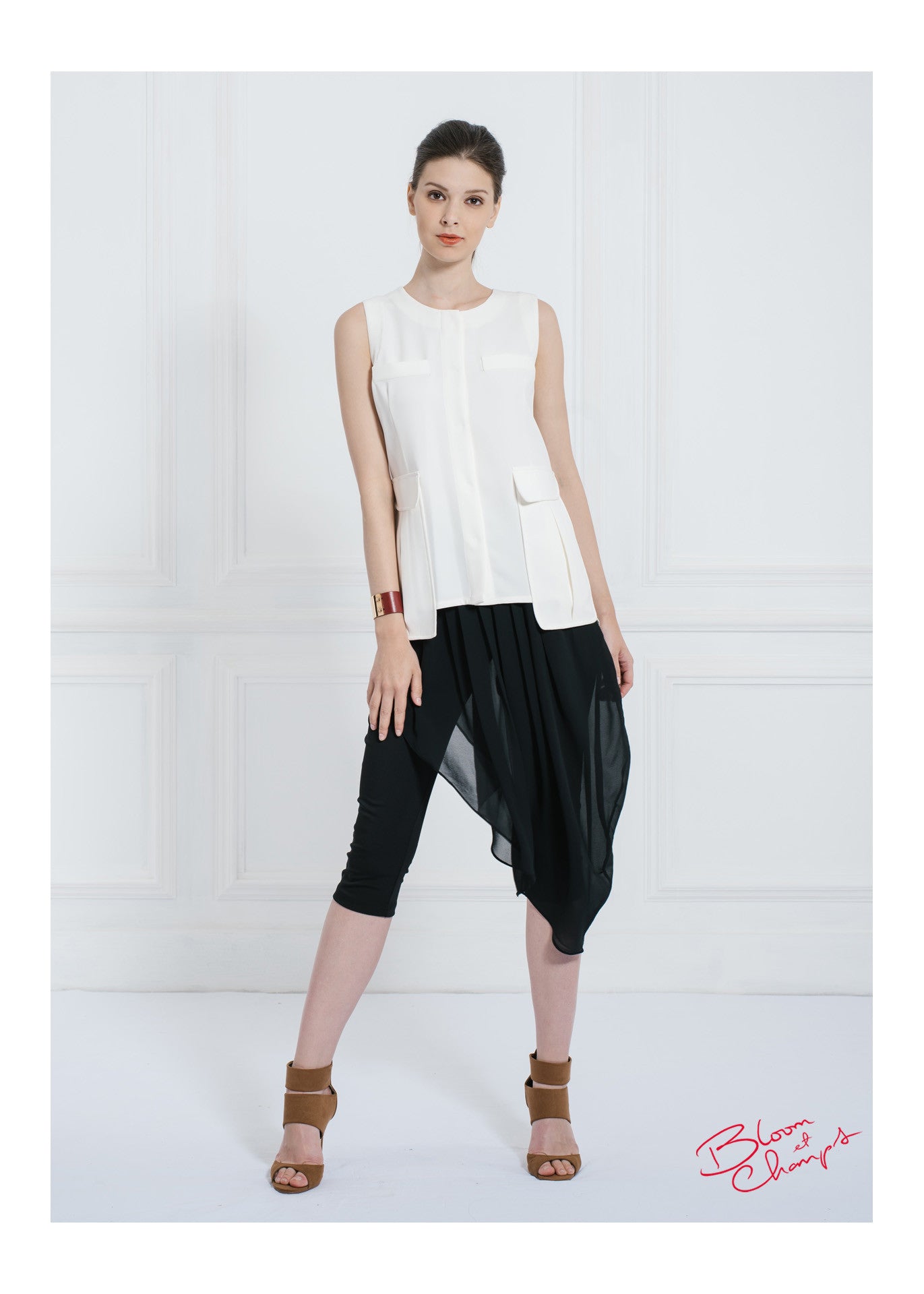 Pocket Pleats Top