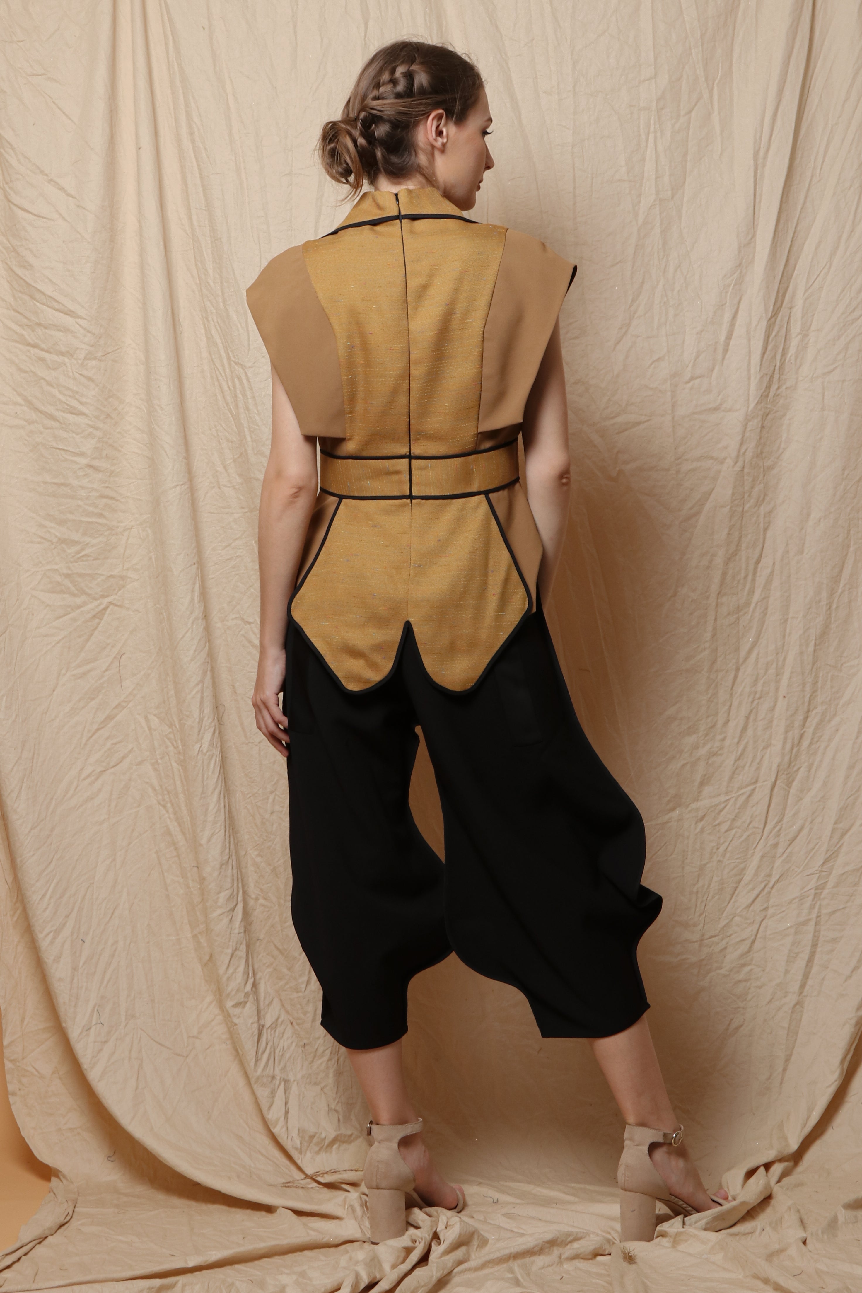 Blazer Kipas Mustard