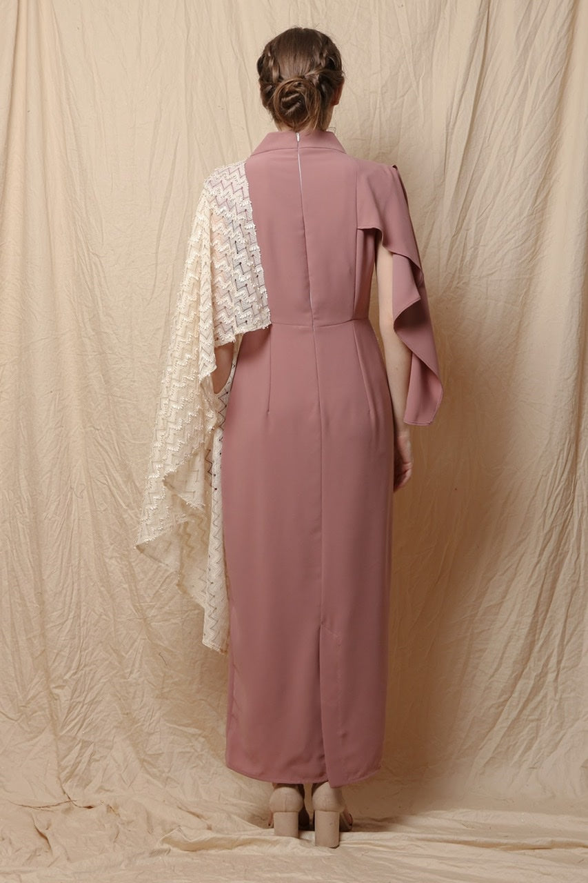 Dress Kaftan Dusty Pink