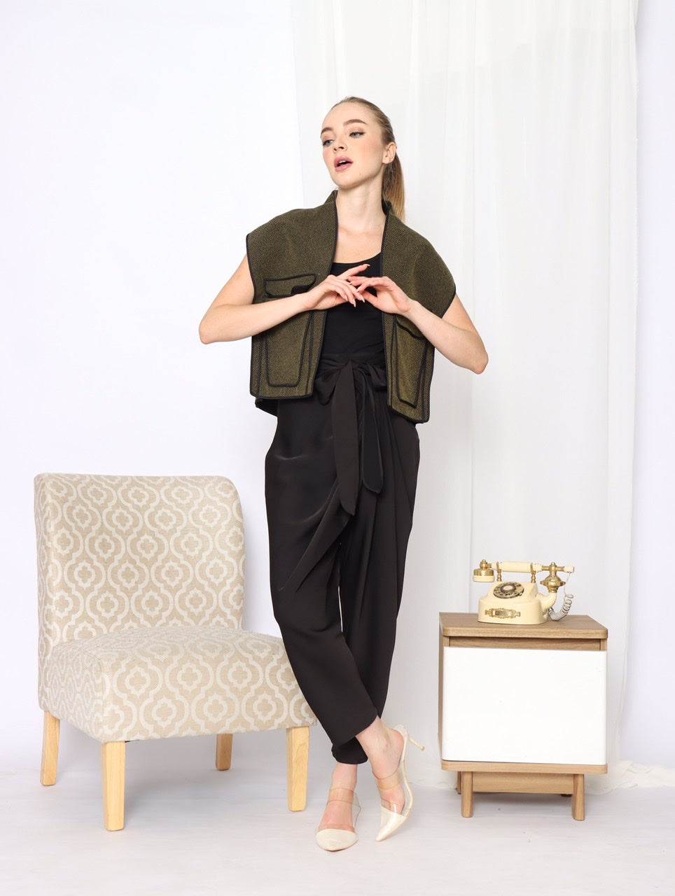 Outer Kaku Kantong in Olive