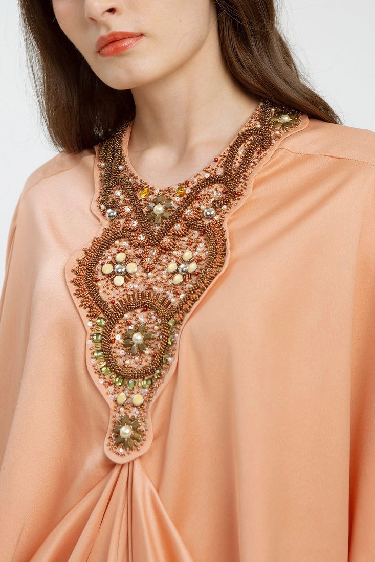 Bloom et Champs Hand Beading Kaftan