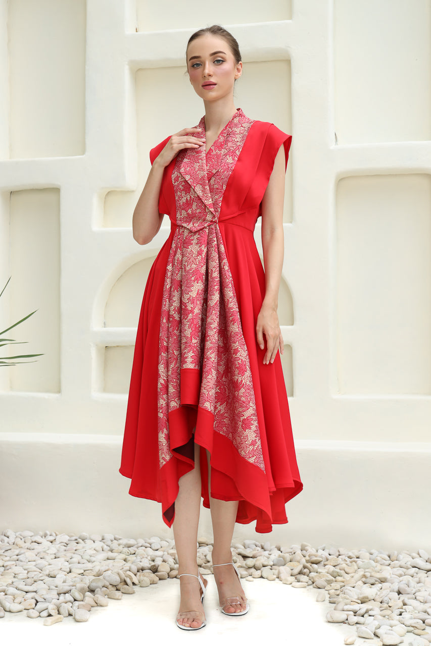 Bloom et Champs Dress Merah Emas