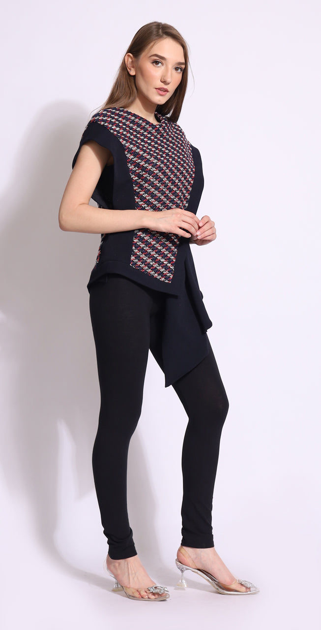 Bloom et Champs Navy Tweed