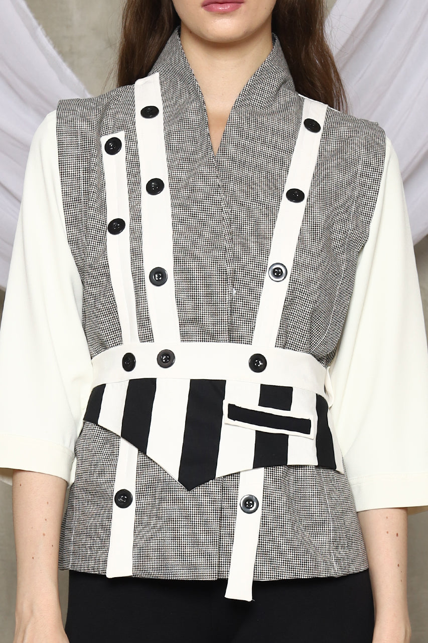 Bloom et Champs Kemeja Kancing Obi Salur