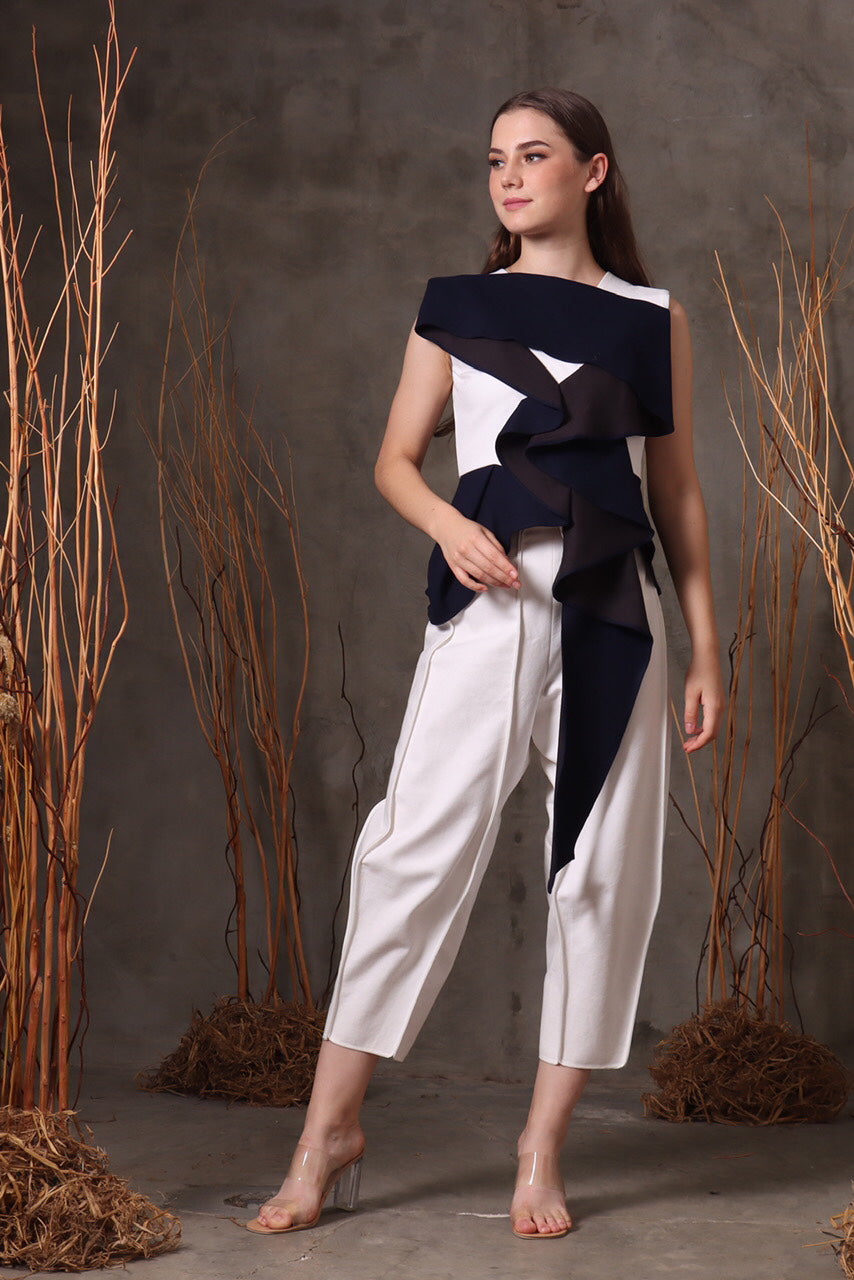 Bloom et Champs Top Menjuntai Dark Navy