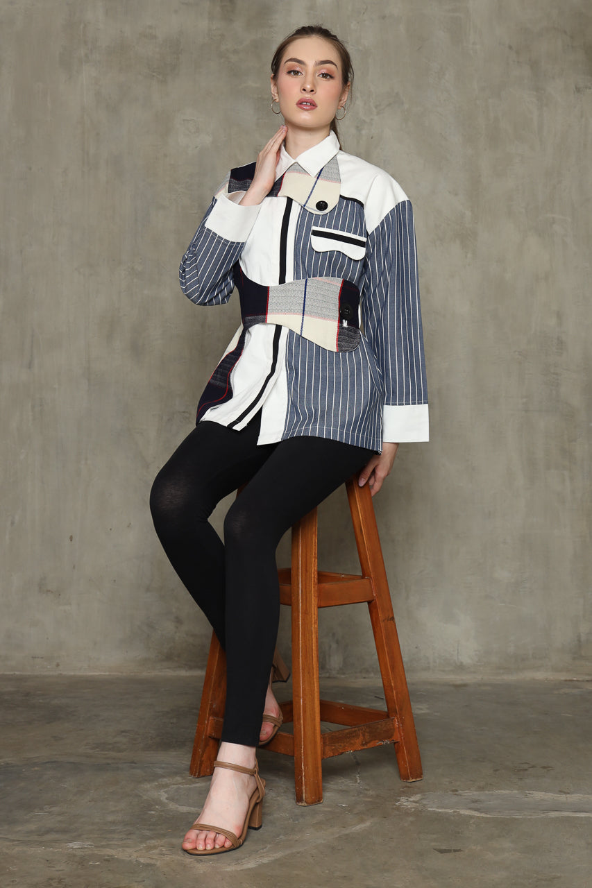 Bloom et Champs Kemeja Lengkung