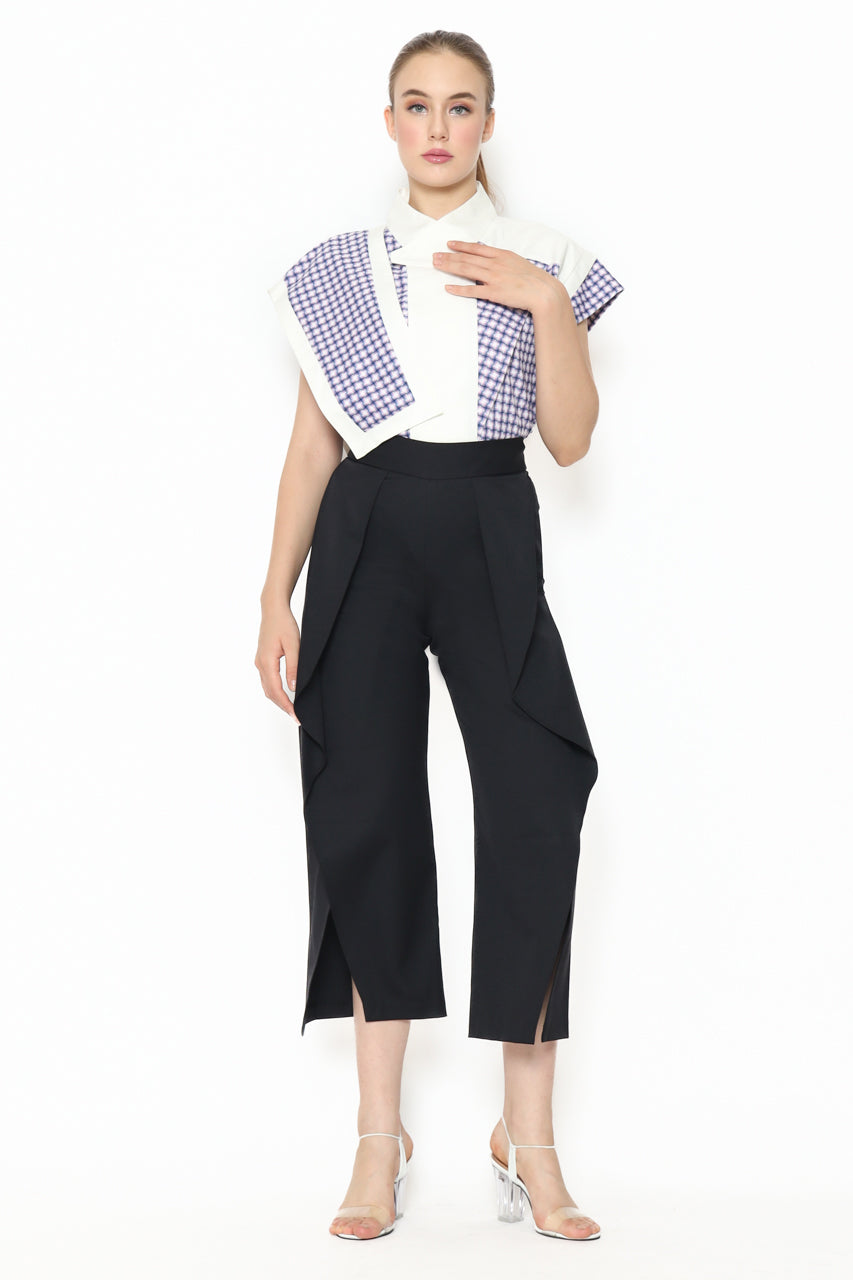 Bloom et Champs Kemeja Kerah Tinggi