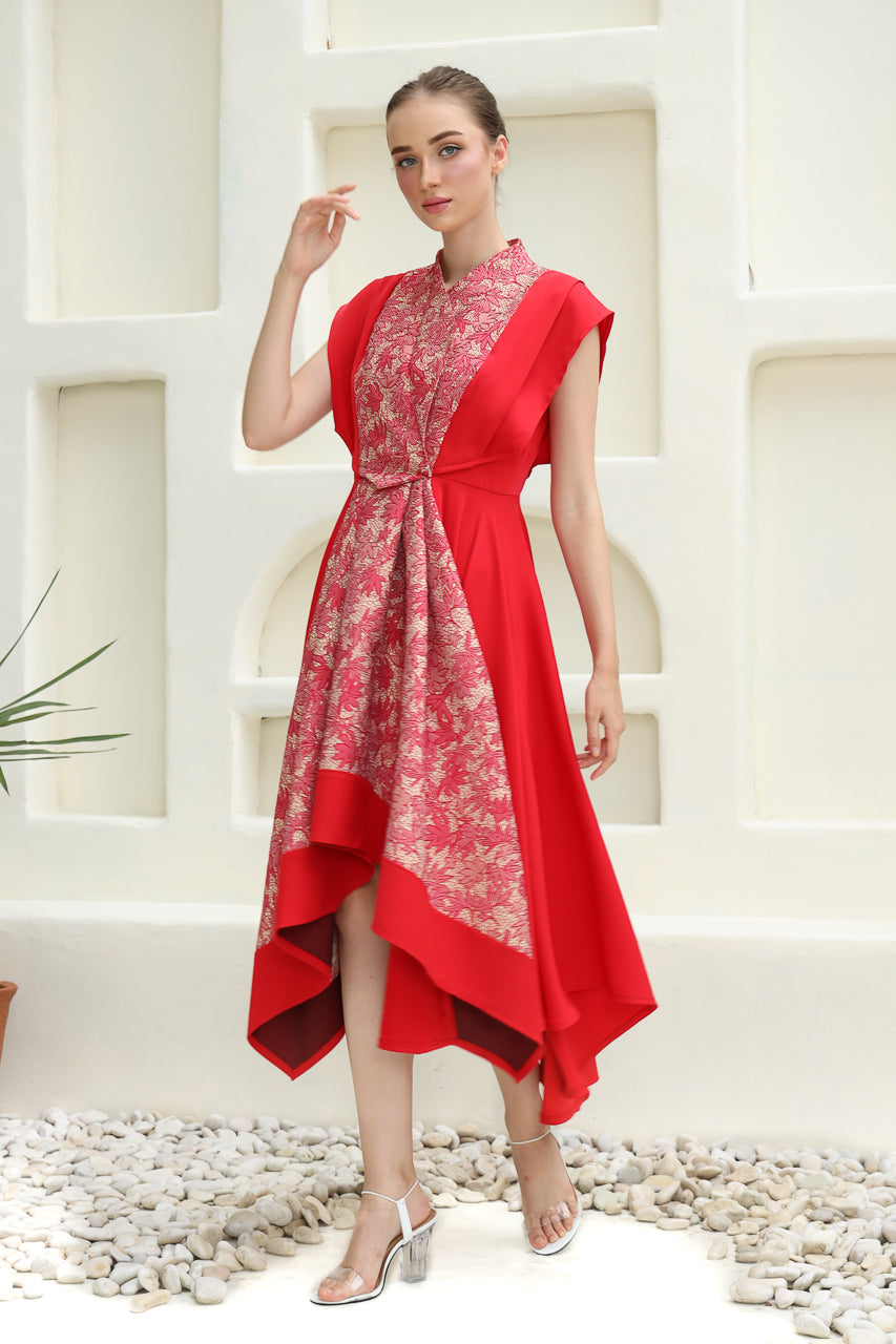 Bloom et Champs Dress Merah Emas