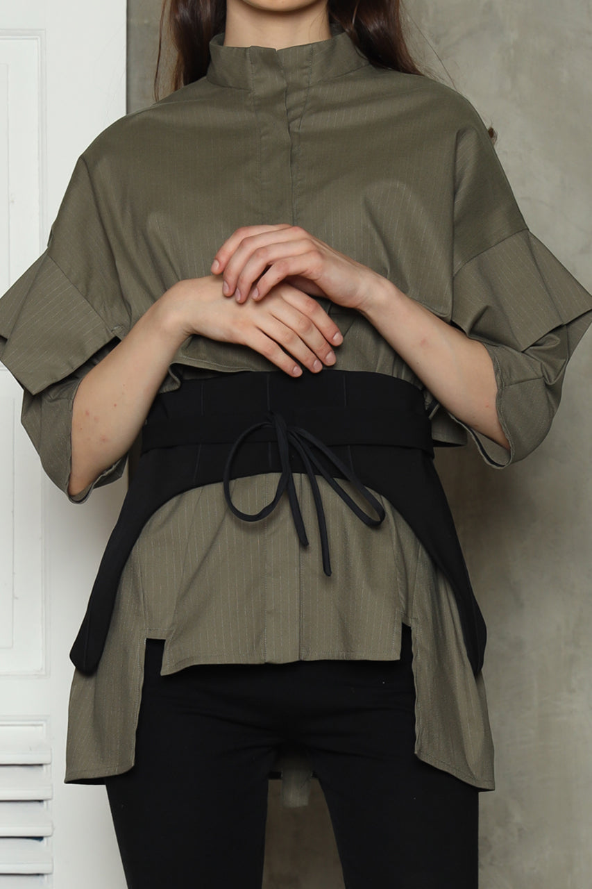 Bloom et Champs Kemeja Obi in Olive