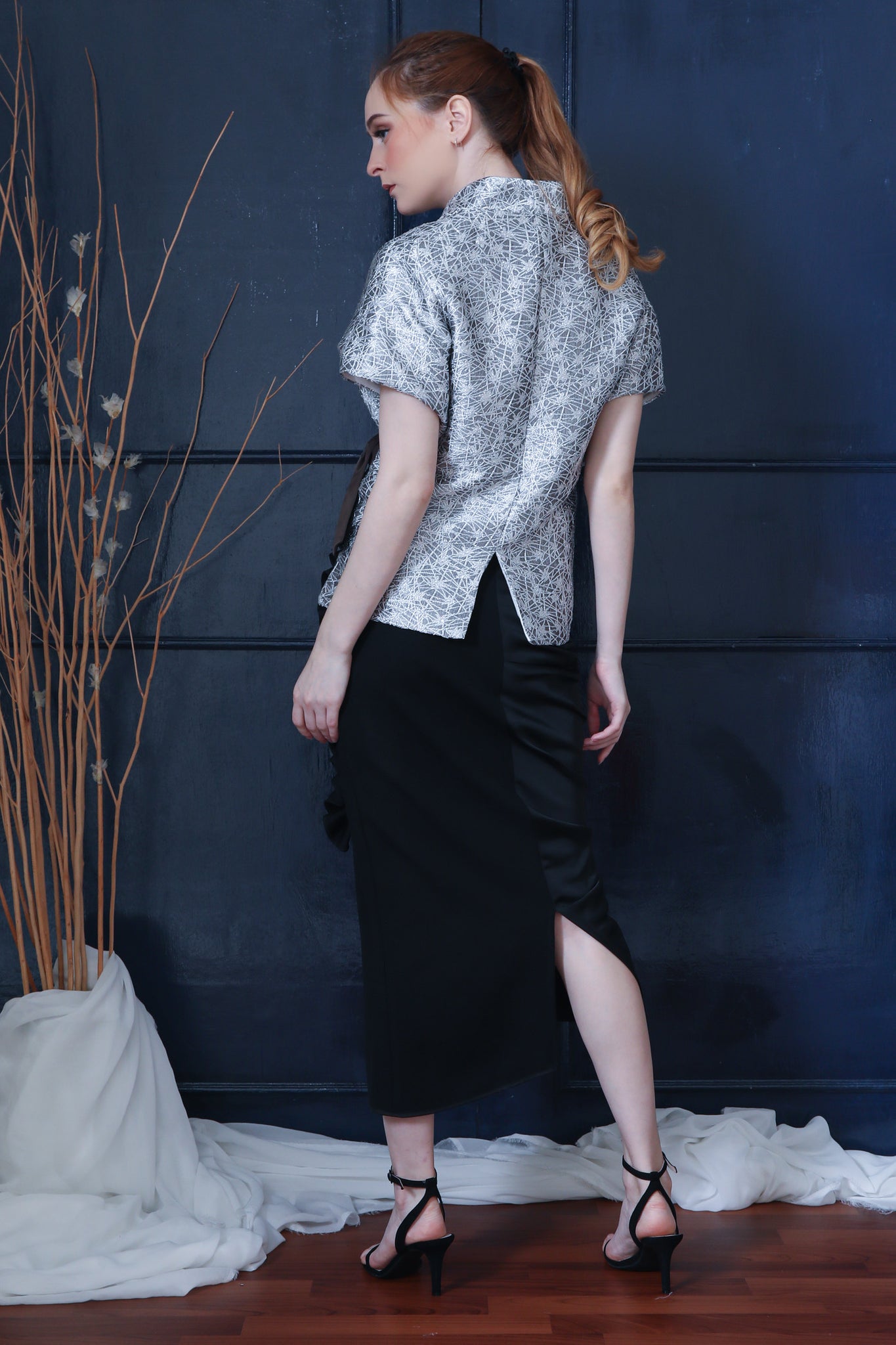 TOP KIMONO GLITTER