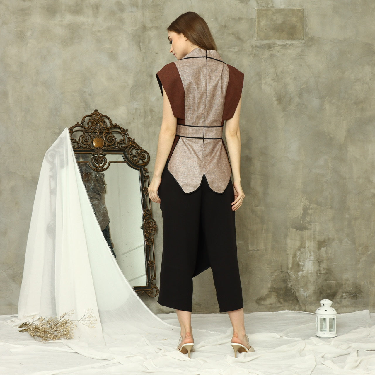 Blazer Kipas Terracotta