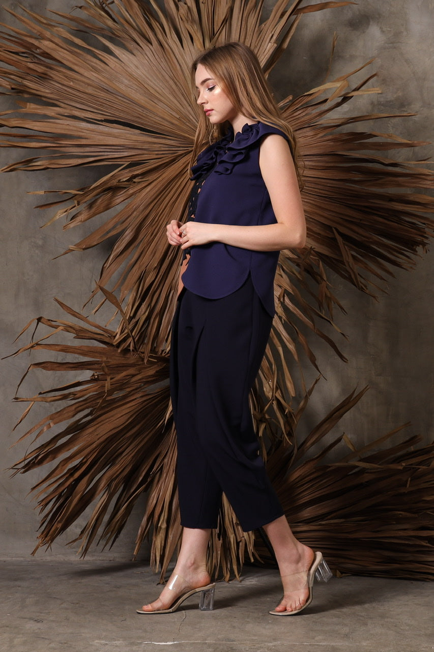 Bloom et Champs Top Kerah Kerut