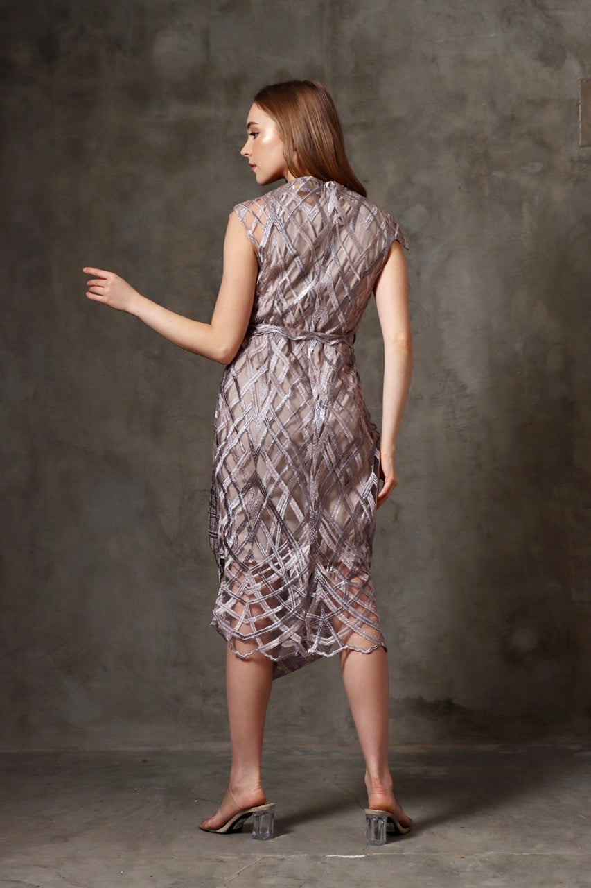 Dress Coretan RoseGold