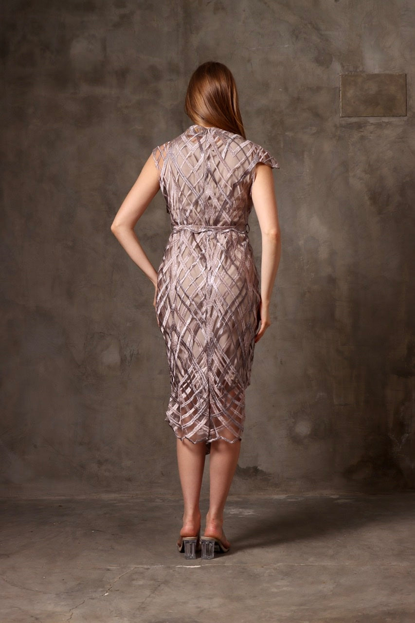 Dress Coretan RoseGold