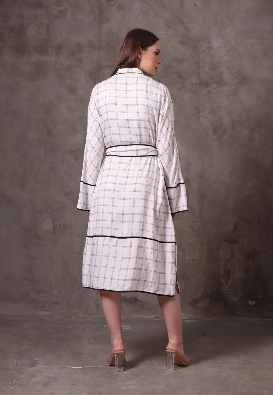 Bloom et Home Vest Panjang Brukat