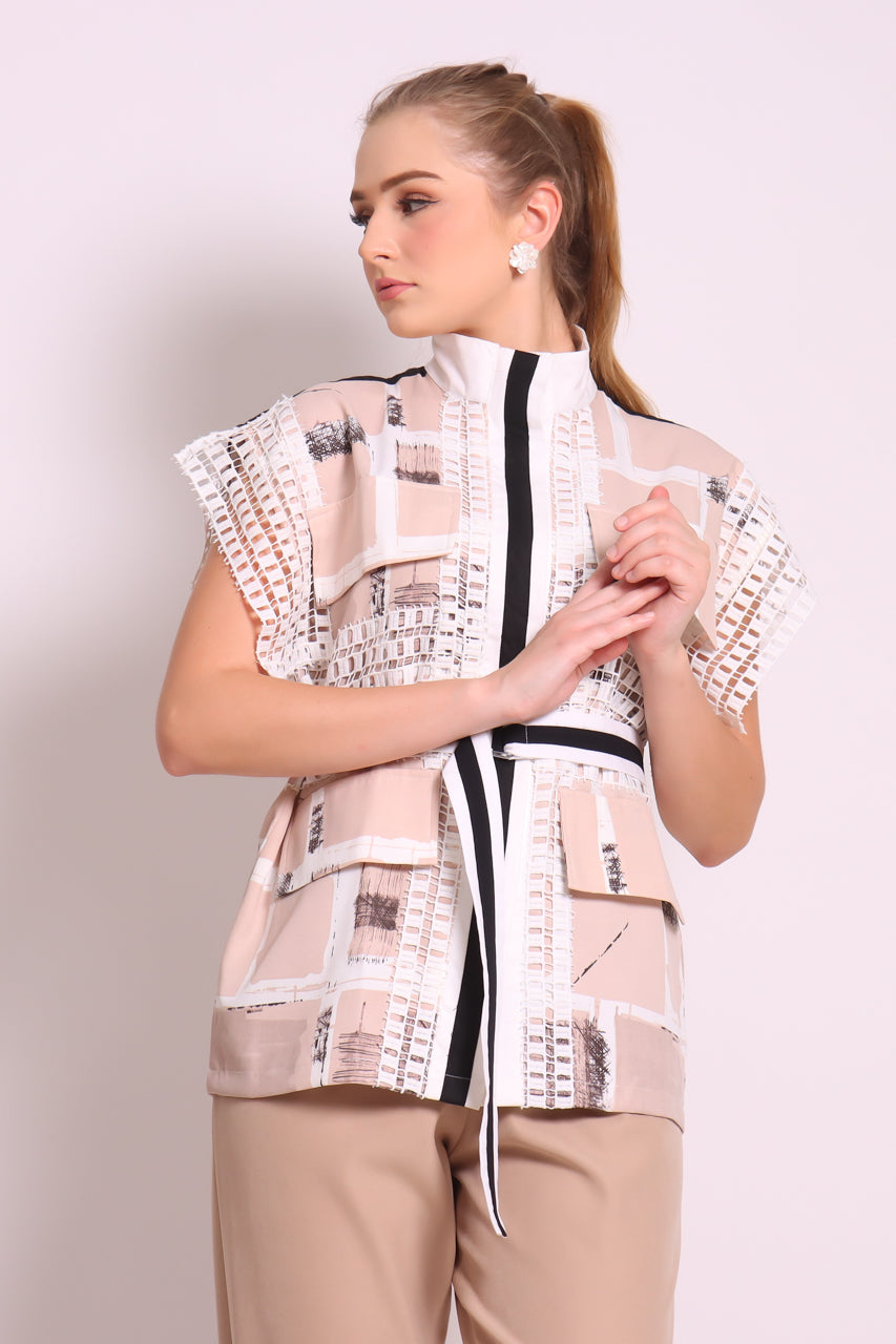 Bloom et Champs Kemeja AK Abstract