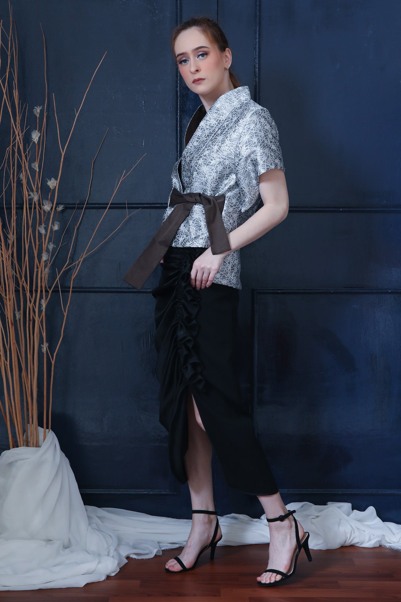 TOP KIMONO GLITTER