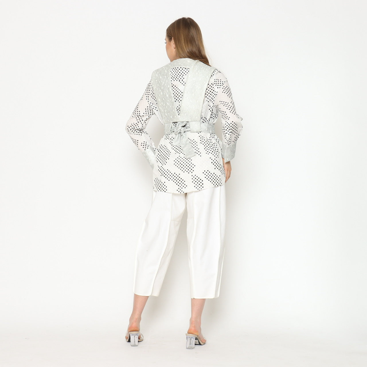 Bloom Kemeja dan vest Duo in Silver