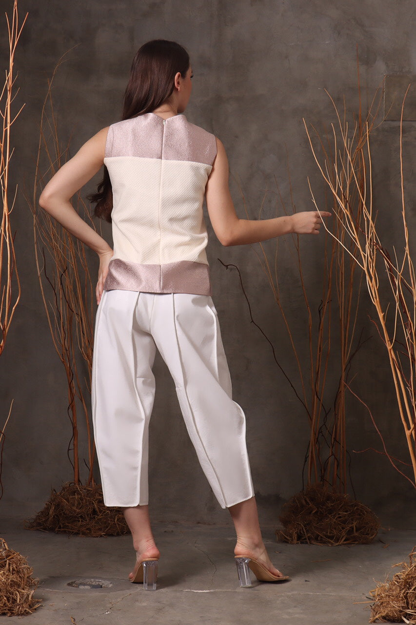 Bloom et Champs Top Origami Rosegold