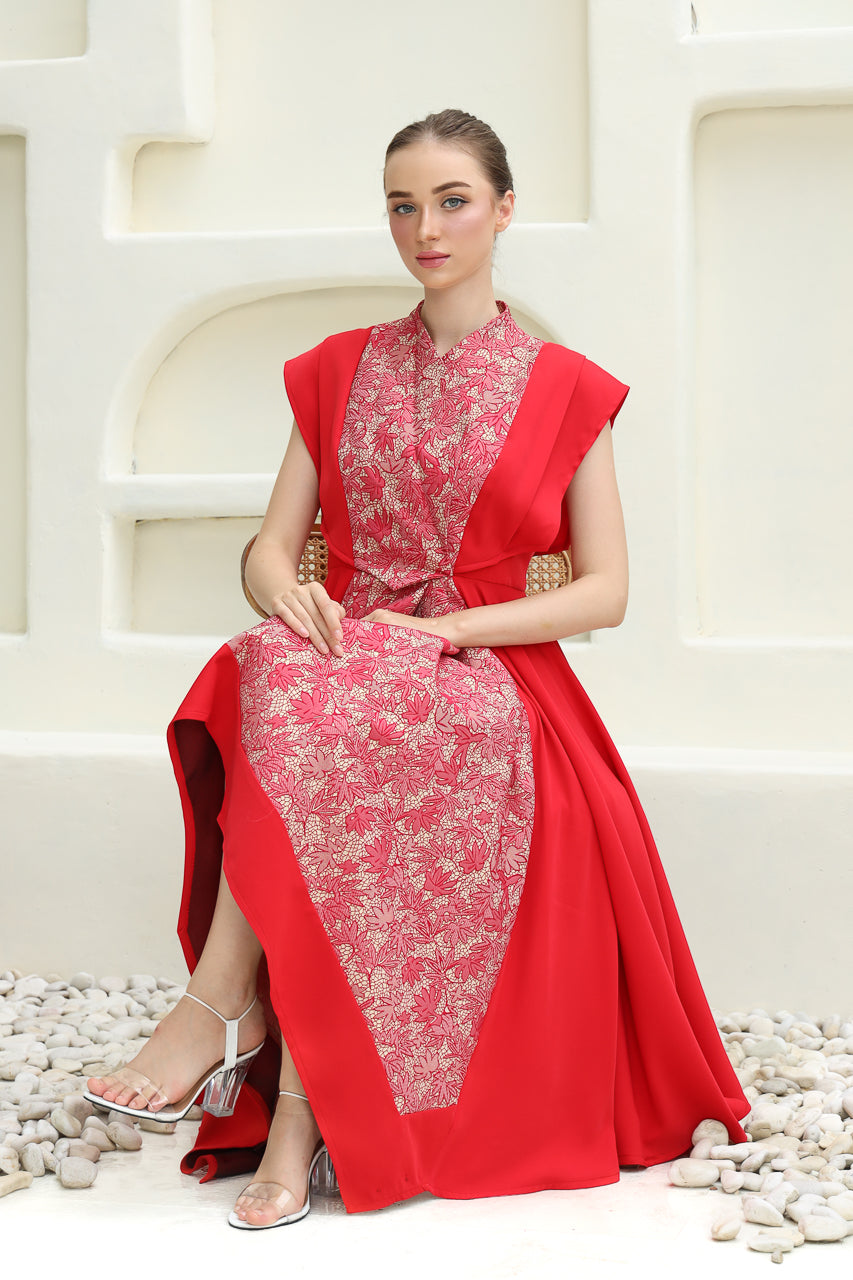 Bloom et Champs Dress Merah Emas