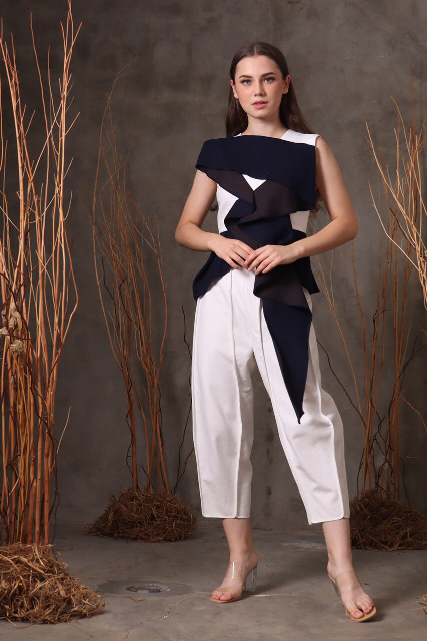 Bloom et Champs Top Menjuntai Dark Navy