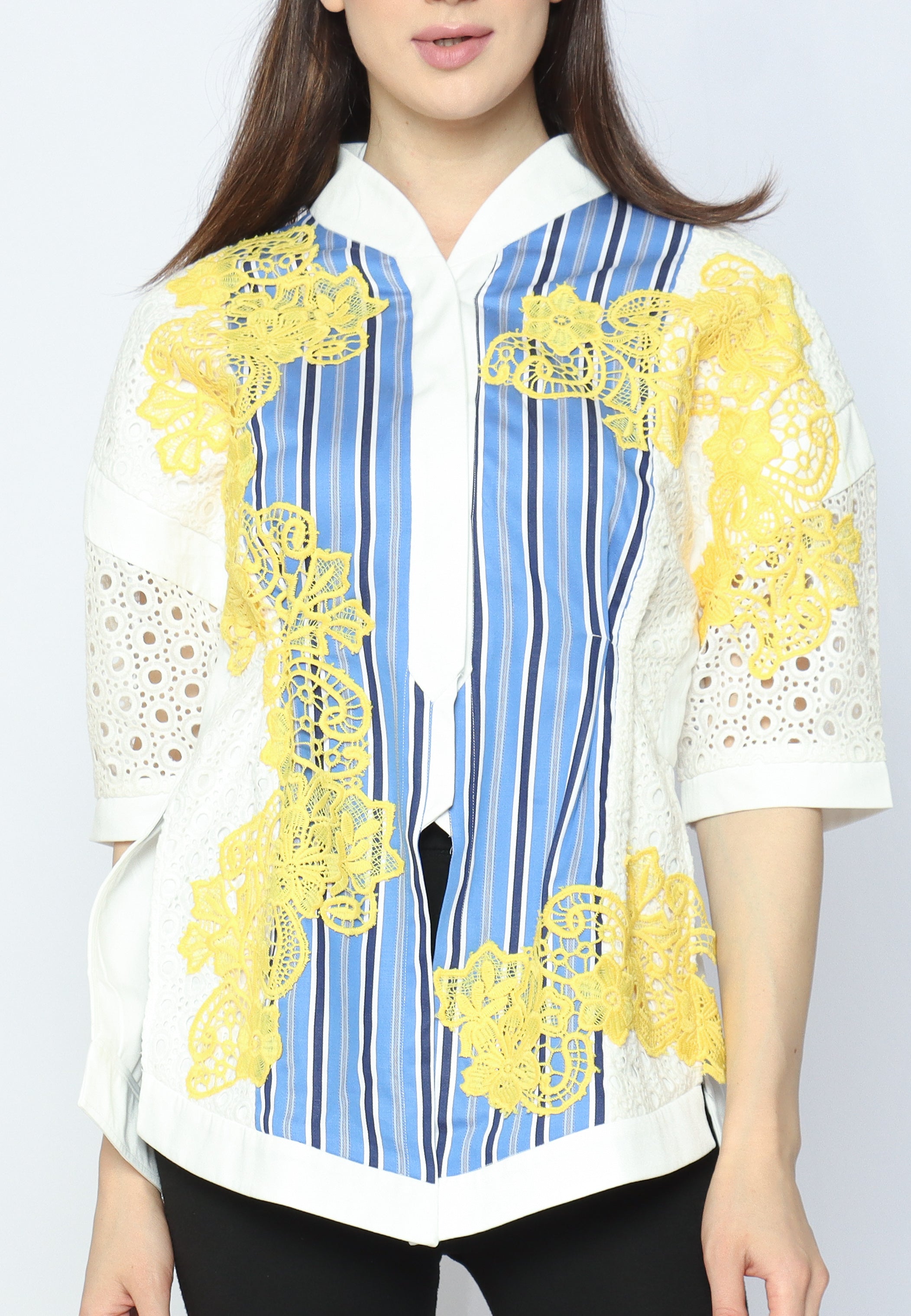 Kemeja Bordir Kuning