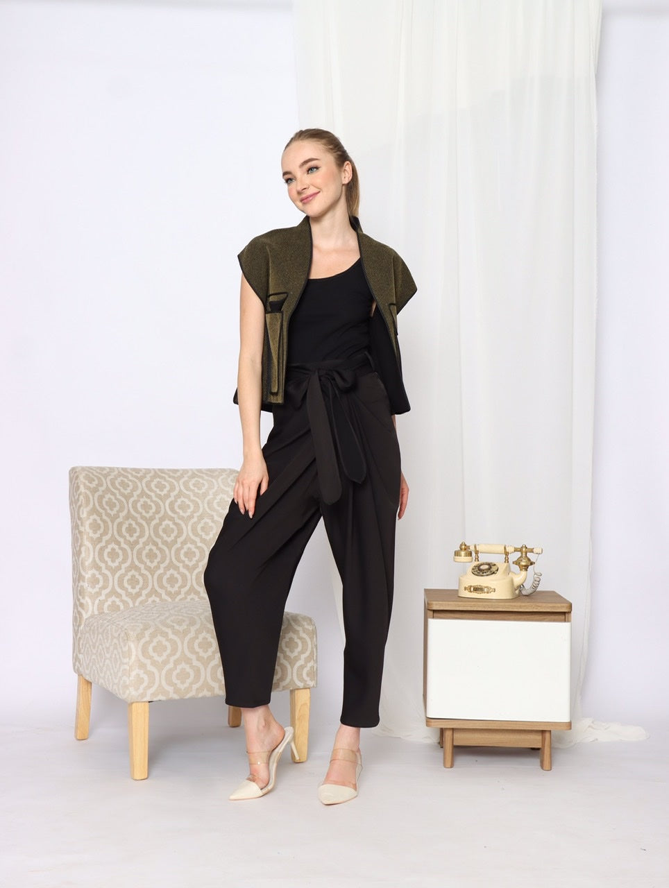 Outer Kaku Kantong in Olive