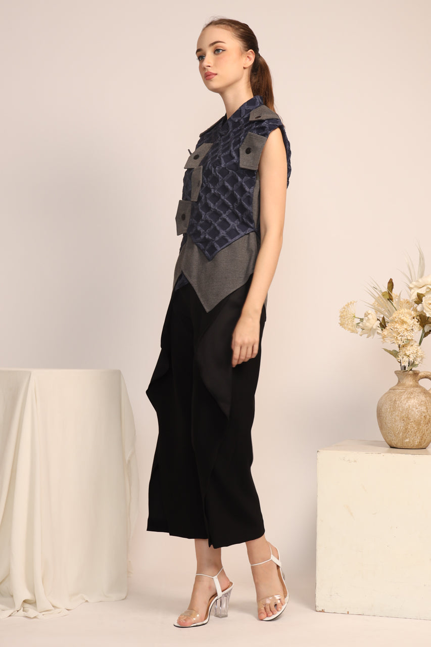 Bloom et Champs Navy Embossed