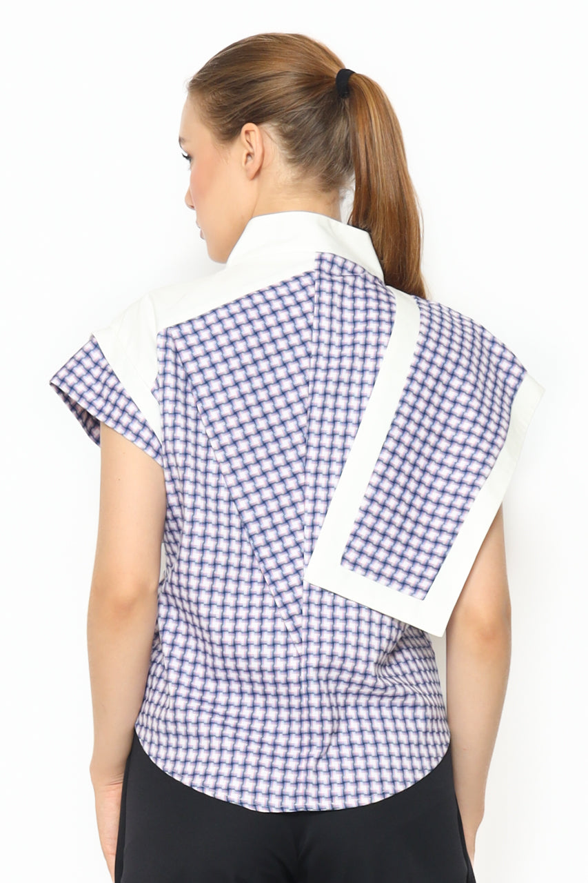 Bloom et Champs Kemeja Kerah Tinggi